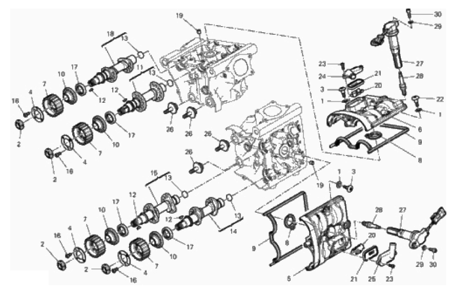 CYLINDER HEAD : TIMING SYSTEM 