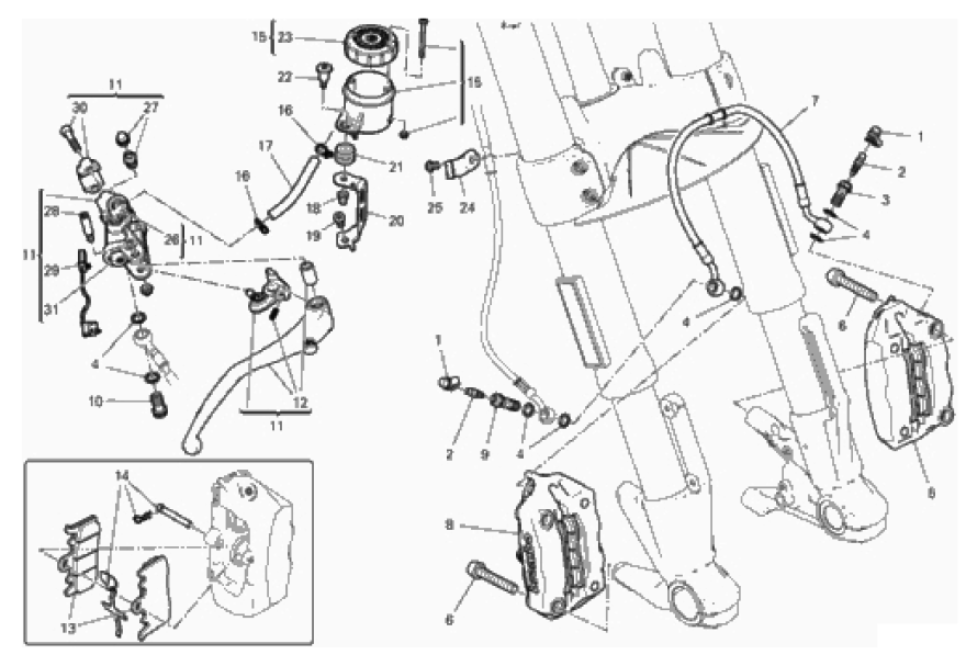 FRONT BRAKE SYSTEM 