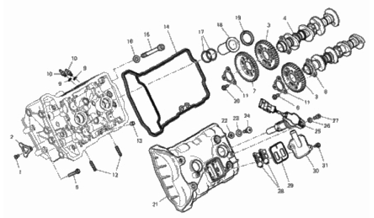 FRONT HEAD - TIMING SYSTEM 