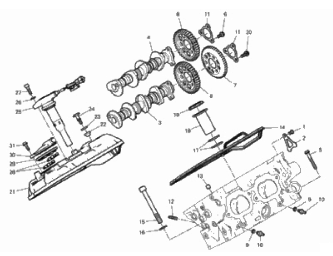 REAR HEAD - TIMING SYSTEM 