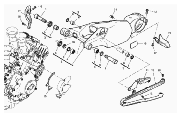 REAR SWINGING ARM 