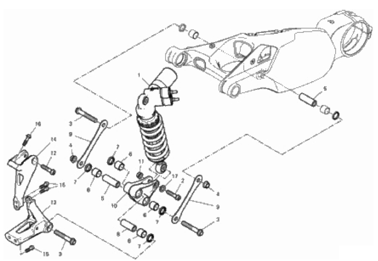 REAR SHOCK ABSORBER 