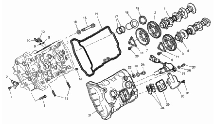 FRONT HEAD - TIMING SYSTEM 