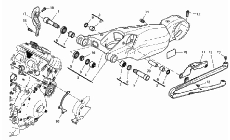 REAR SWINGING ARM 