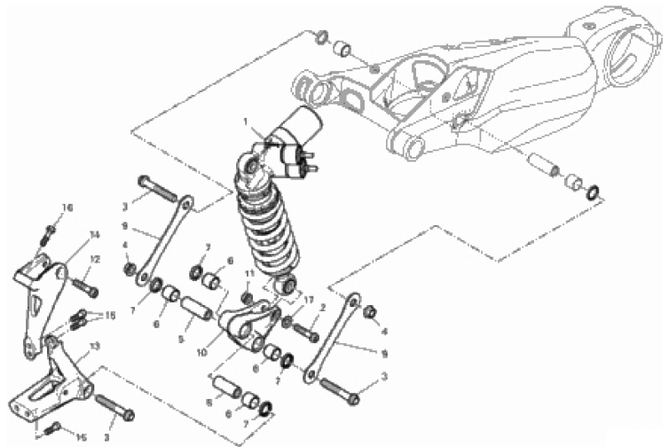 REAR SHOCK ABSORBER 