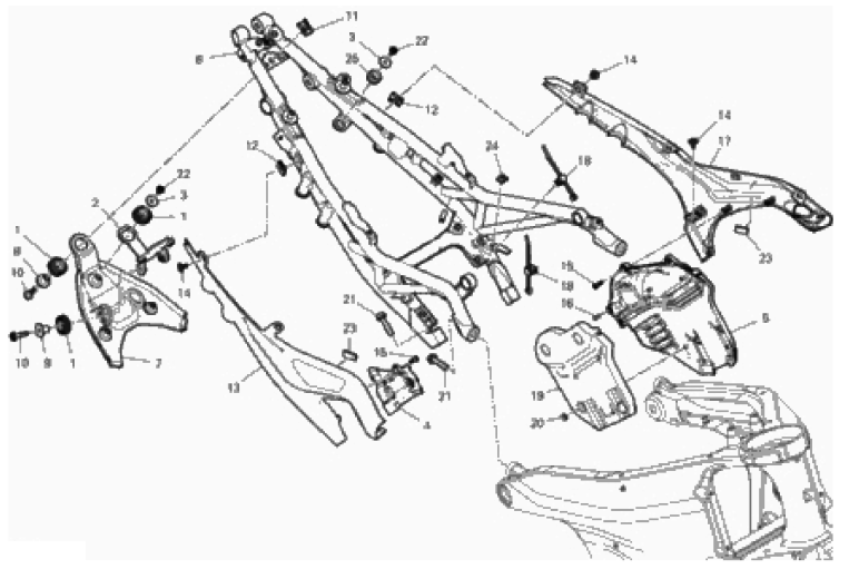 REAR FRAME COMP. 