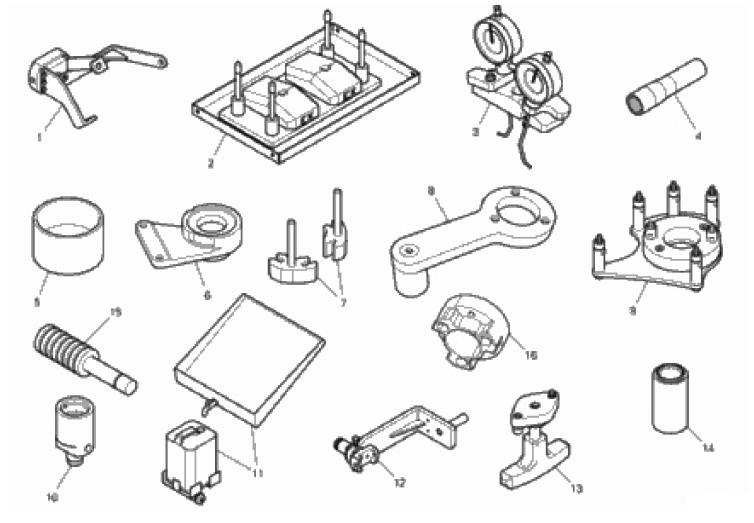 WORKSHOP SERVICE TOOLS (ENGINE) 