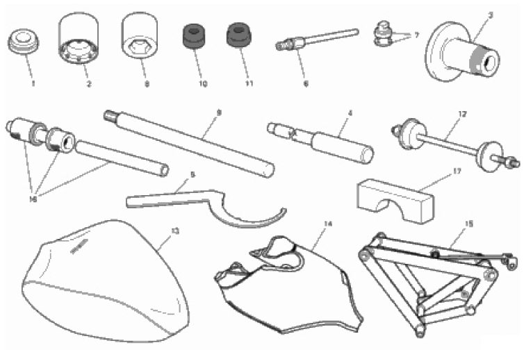 WORKSHOP SERVICE TOOLS (FRAME) 