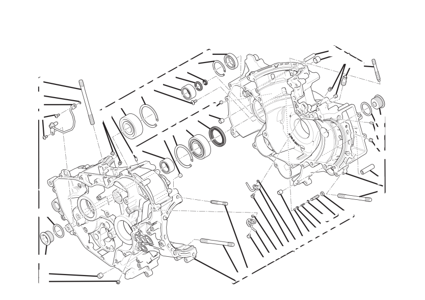 Crankcase halves