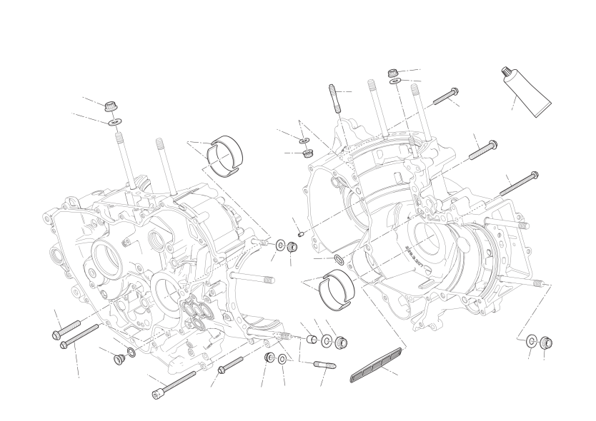 Crankcase halves