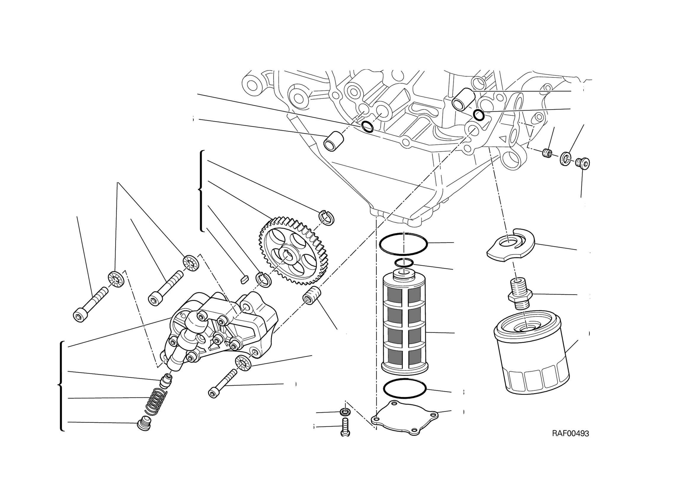 FILTERS AND OIL PUMP