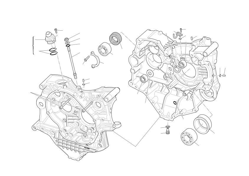 Crankcase halves