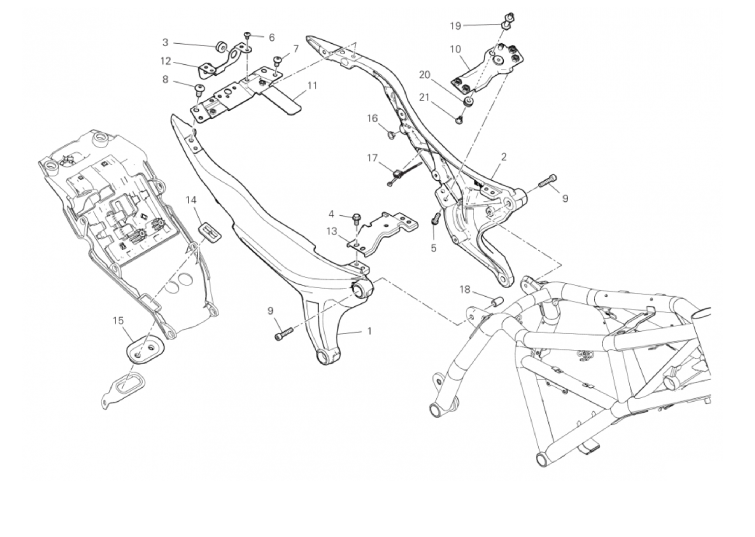 REAR FRAME COMP. 