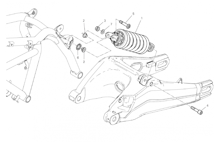 REAR SHOCK ABSORBER 