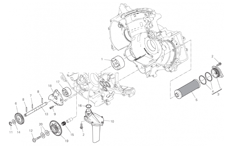 OIL PUMP - FILTER 