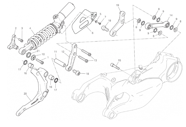 REAR SHOCK ABSORBER 