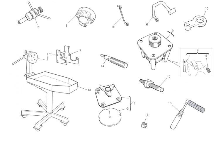 WORKSHOP SERVICE TOOLS (ENGINE) 