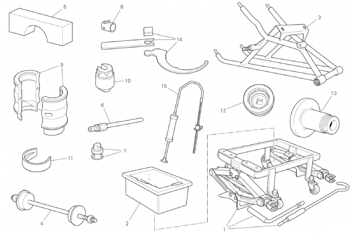 WORKSHOP SERVICE TOOLS (FRAME) 