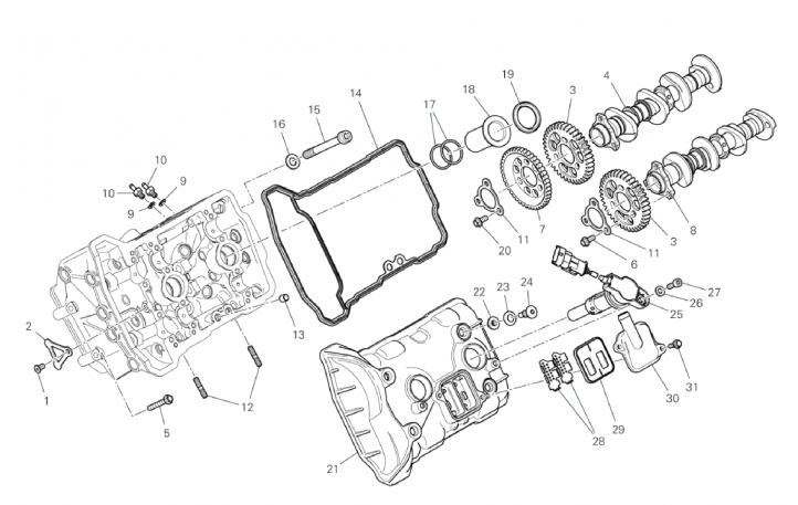 FRONT HEAD - TIMING SYSTEM 