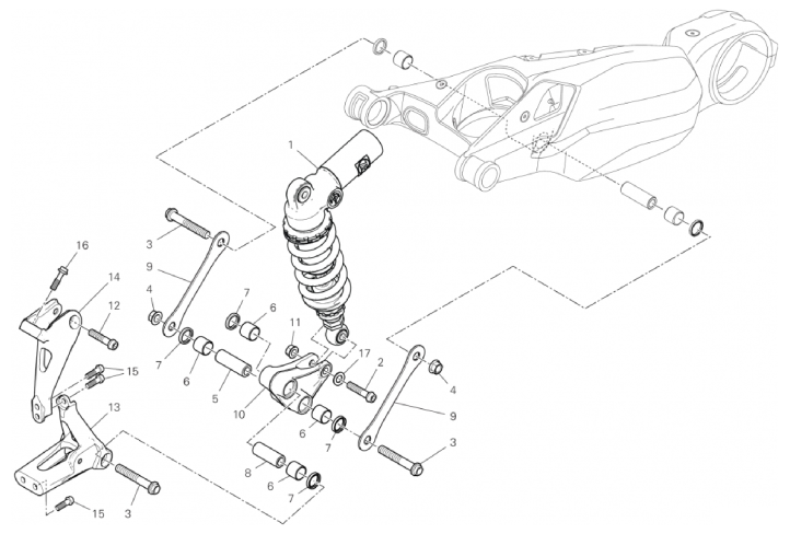 REAR SHOCK ABSORBER 