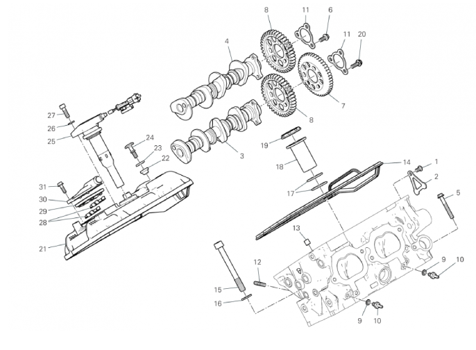 REAR HEAD - TIMING SYSTEM