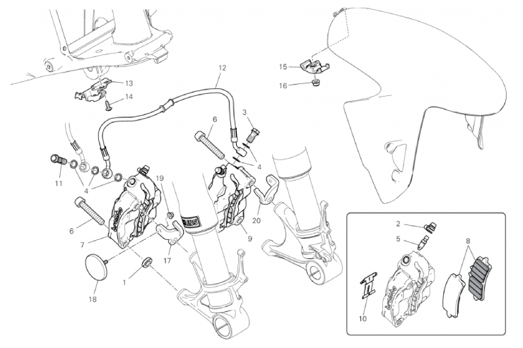 FRONT BRAKE SYSTEM 