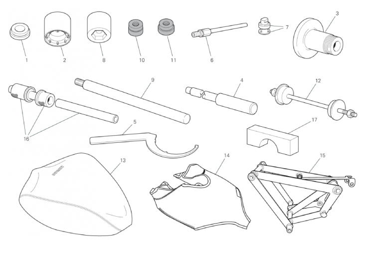 WORKSHOP SERVICE TOOLS (FRAME)