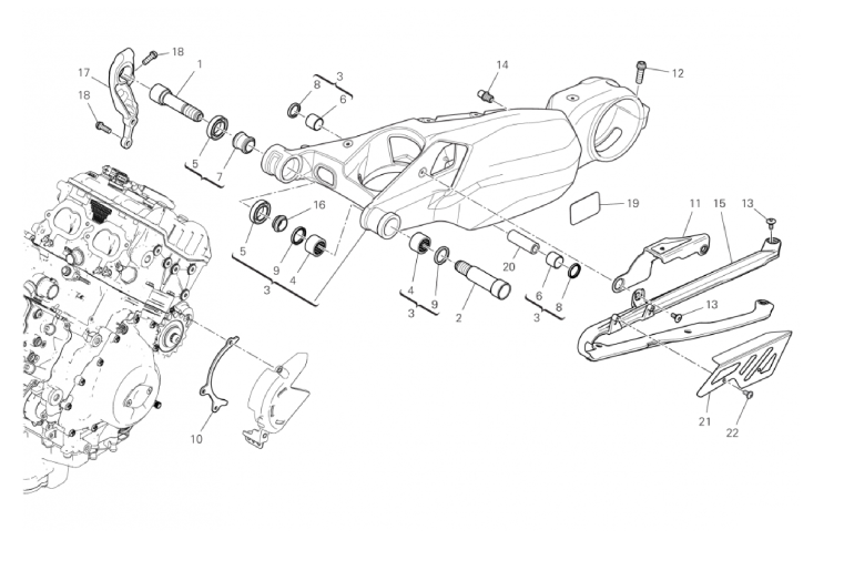 REAR SWINGING ARM 