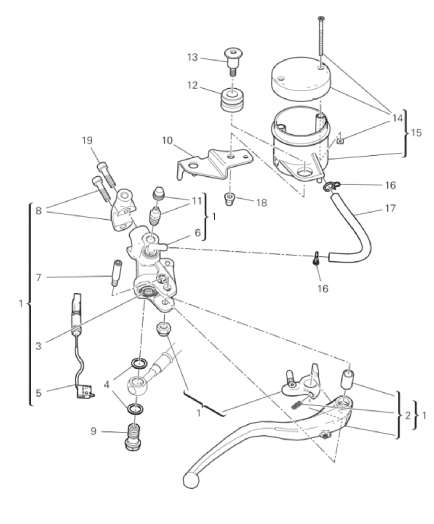 FRONT BRAKE PUMP 