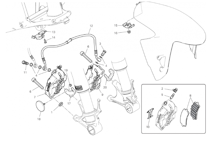 FRONT BRAKE SYSTEM 