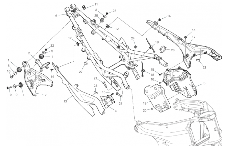 REAR FRAME COMP. 