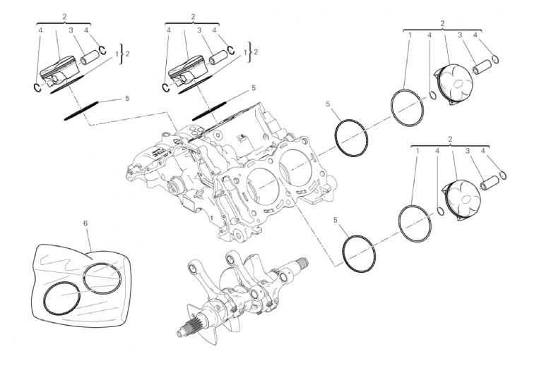 CYLINDERS - PISTONS 