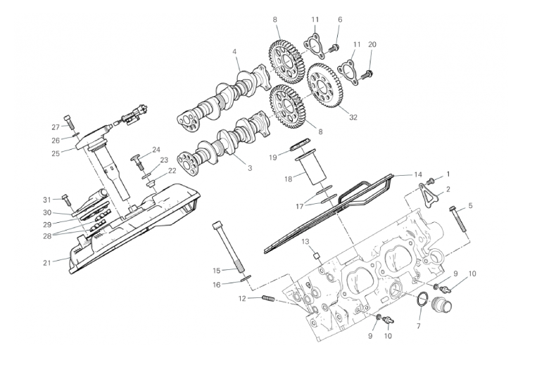 REAR HEAD - TIMING SYSTEM 