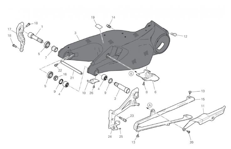 REAR SWINGING ARM 