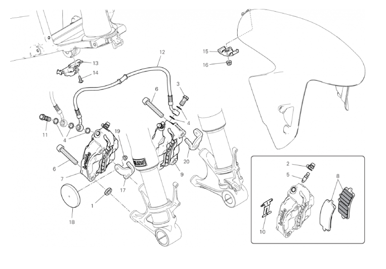 FRONT BRAKE SYSTEM 