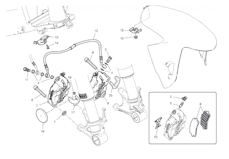 FRONT BRAKE SYSTEM 