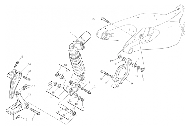 REAR SHOCK ABSORBER 