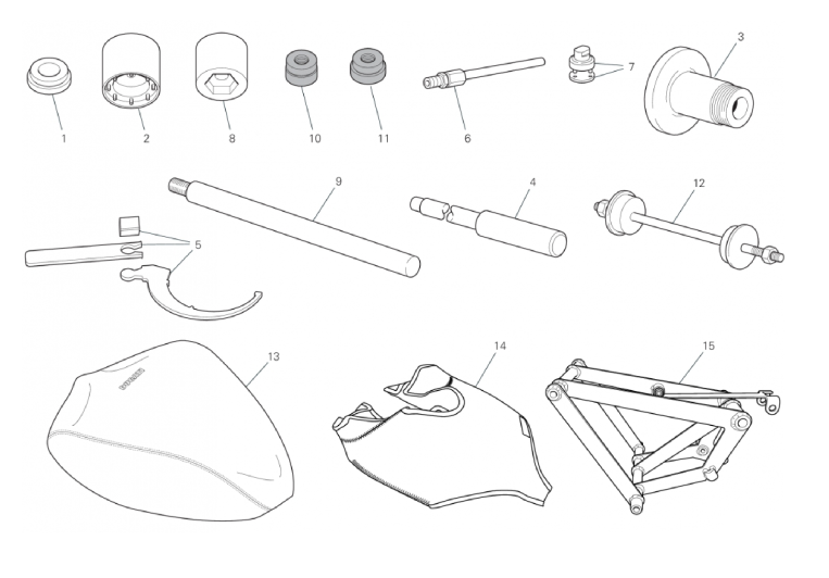 WORKSHOP SERVICE TOOLS (FRAME)