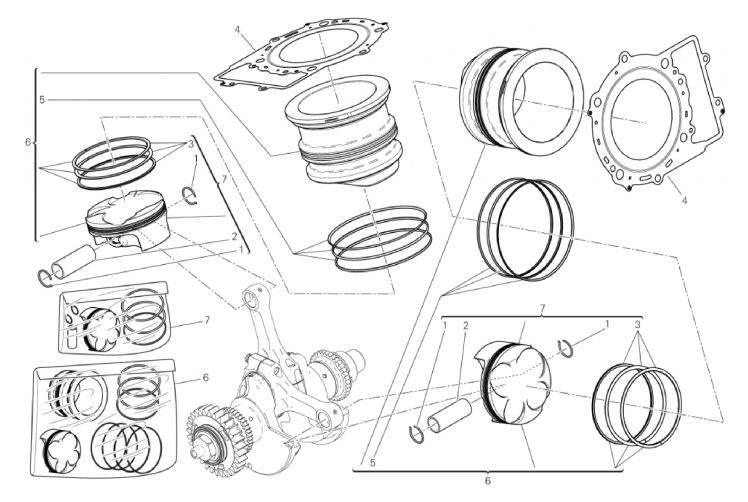 CYLINDERS - PISTONS 