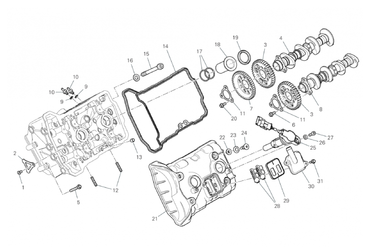 FRONT HEAD - TIMING SYSTEM 