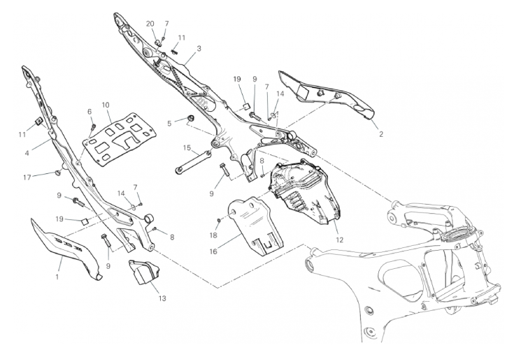 REAR FRAME COMP. 