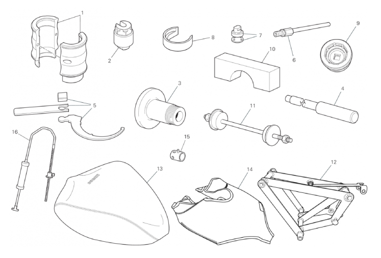 WORKSHOP SERVICE TOOLS (FRAME) 