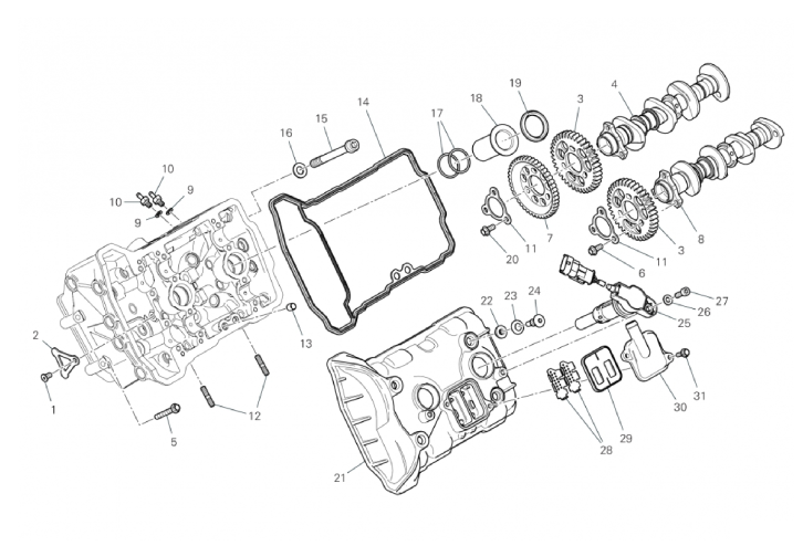 FRONT HEAD - TIMING SYSTEM 