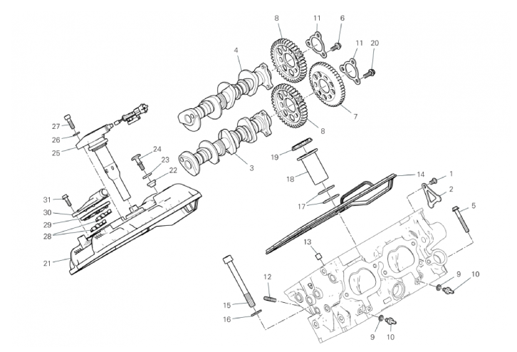 REAR HEAD - TIMING SYSTEM 