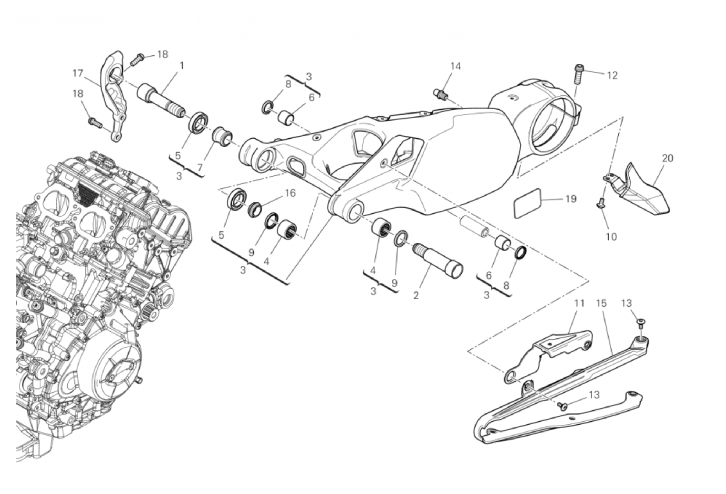 REAR SWINGING ARM 