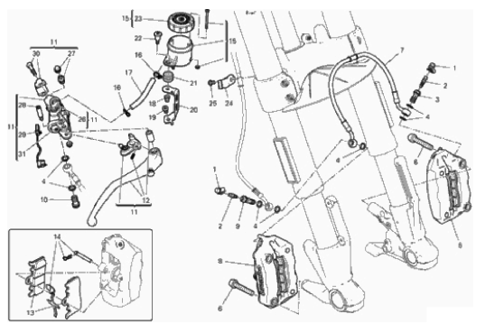 FRONT BRAKE SYSTEM 
