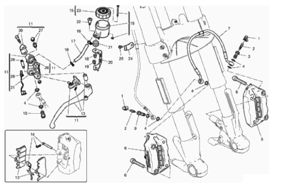 FRONT BRAKE SYSTEM 