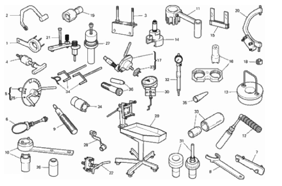 WORKSHOP SERVICE TOOLS (ENGINE) 