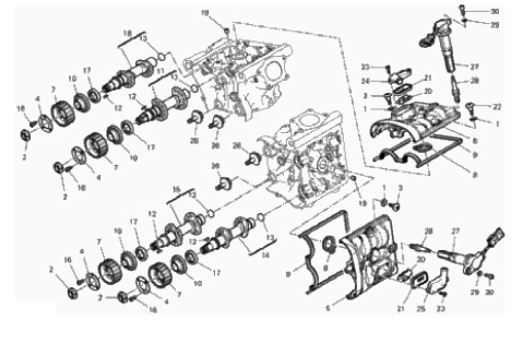 CYLINDER HEAD : TIMING SYSTEM 