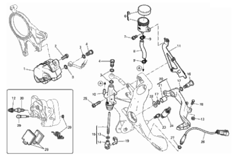 REAR BRAKE SYSTEM 